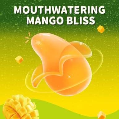 Amos Peelerz Mango Gummy Candy, Peelable Mango Gummy Candy, Resealable 2.19oz Bag (Pack of 8) - Image 2