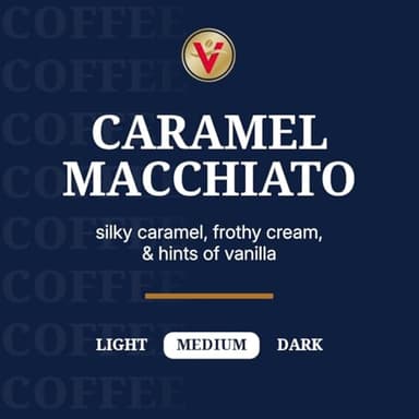 Victor Allen's Coffee Caramel Macchiato Flavored, 12 Count, Medium Roast, Single Serve Coffee Pods for Keurig K-Cup Brewers - Image 2