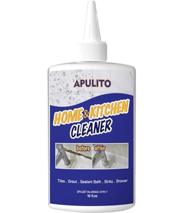 APULITO Household Black Stain Gel for Bathroom Shower Kitchen Tile Grout, Sinks Countertops 10 Fl Oz (Pack of 1) - Image 1