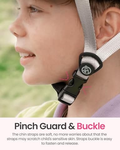 OutdoorMaster Toddler Helmet, Toddler Bike Helmet, Bike Helmet for Youth Boys & Girls, Kids Helmet with Visor, Dial Fit Adjustment Ventilation Multi-Sport Helmet for Bicycle Skate Scooter Longboard - Image 2