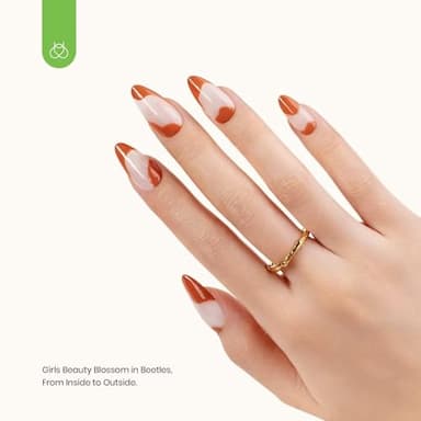 Beetles 3Pcs 15ml Builder Nail Gel with No Wipe Top Coat Gel Nail Polish and Base Coat Christmas Set for Nails Shine Finish and Long Lasting Nail Protection UV/LED Lamp Needed Gift for Women - Image 8