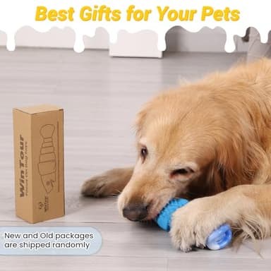 WinTour Tough Dog Toys for Aggressive Chewers, Indestructible Dog Chewers for Medium & Large Breeds, Squeaky Durable Chew Toys to Keep Them Busy, Reduce Boredom, Teeth Cleaning, Bacon Flavor - Image 7