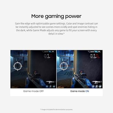 SAMSUNG 24" Essential S3 (S36GD) Series FHD 1800R Curved Computer Monitor, 100Hz, Game Mode, Advanced Eye Comfort, HDMI and D-sub Ports, LS24D366GANXZA - Image 7