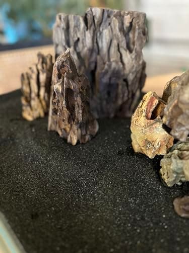 Aqua Natural Galaxy Sand 20lb Substrate for aquascaping, Aquariums, vivariums and terrariums, Black - Image 3