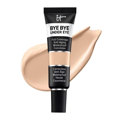 IT Cosmetics Bye Bye Under Eye Concealer (Light Beige) - Water-Resistant, Full Coverage Brightening Concealer For Dark Circles, Fine Lines, Redness & Discoloration, Anti-Aging, 24H Wear - 0.4 fl oz - Image 1