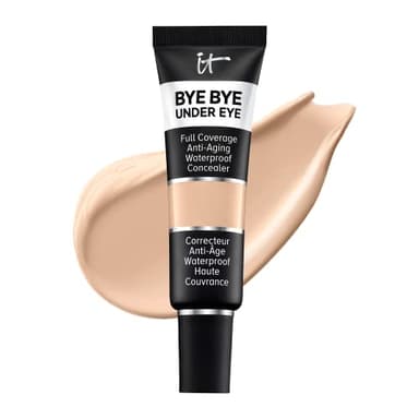 IT Cosmetics Bye Bye Under Eye Concealer (Light Beige) - Water-Resistant, Full Coverage Brightening Concealer For Dark Circles, Fine Lines, Redness & Discoloration, Anti-Aging, 24H Wear - 0.4 fl oz - Image 1