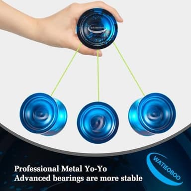 WATIEOBOO yoyo Professional Responsive yoyo for Kids Beginner Unresponsive Yo yo for Adults Precision Engineered, Durable, Extended Spin Time - Image 5