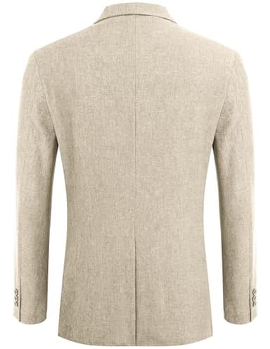 COOFANDY Mens Casual Blazer Lightweight Sports Coat Slim Fit Two-Button Suit Jacket - Image 6