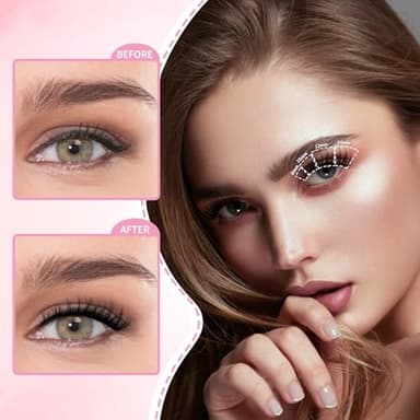 Flora Lash Clusters Kit 8-14mm Individual Lashes D Curl Spiky Cluster Lashes Kit Wispy Eyelash Clusters DIY Eyelash Extension kit with Lash Bond and Seal 0.05mm Ultra-Thin Black Lash Band DIY at Home - Image 4