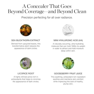 Ogee Complexion Perfecting Under Eye Concealer - Certified Organic Full Coverage Concealer - Buildable Coverage - LINDEN 1.25N - Light Beige (Neutral Undertones) - Image 5