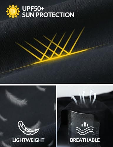 baleaf Women's Long Sleeve UPF 50+ Sun Protection Shirts Lightweight Open Front Cardigan with Pockets Beach Cover Up SPF Sun Wrap with Pockets Black L - Image 4