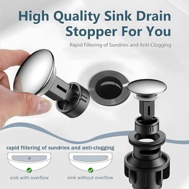 Centerset Bathroom Faucet, 2-Handle Bathroom Faucets, HURRAN 4 Inch Bar Sink Faucet, 1.2 GPM Flow Rate, Lead-Free, Chrome - Image 7