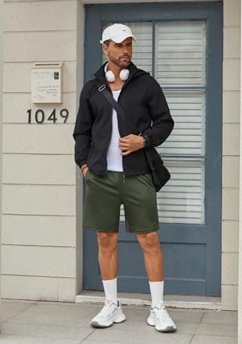 COOFANDY Men's Gym Workout Shorts 7 Inch Stretch Athletic Shorts Lightweight Running Training Short Pants with Pockets - Image 6