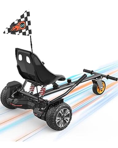 Gyroor K2 Balancing Scooter Go Kart Attachment for Kids & Adults, Adjustable Frame Length Balancing Scooter Seat Attachment for 6.5" 8" 10" Self Balancing Scooter - Image 1