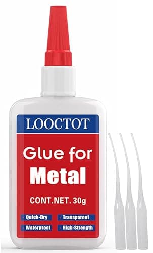 LOOCTOT 30g Metal Glue,Small Piece Metal Repair, Super Instant Glue Bonding Between Metals, Metals and Other Materials,Quick-Dry Waterproof Clear - Image 1