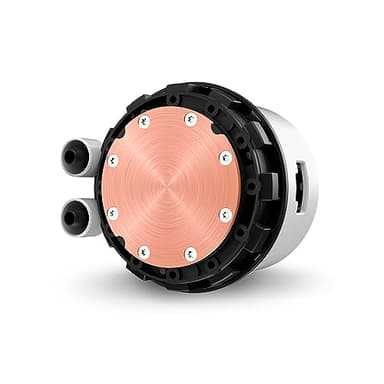 NZXT Kraken 280 RGB - RL-KR280-W1-280mm AIO CPU Liquid Cooler - Customizable 1.54" Square LCD Display for Images, Performance Metrics - High-Performance Pump - 2 x F140 RGB Core Fans - White - Image 4