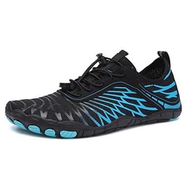 Hike Barefoot Shoes for Women Men Breathable & Non-Slip Athletic Footwear Wide Toe Water Shoes,Designed for Walking,Running&Swimming Blue - Image 3