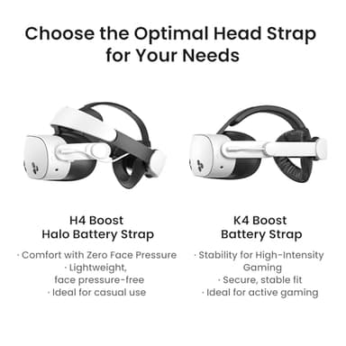 KIWI design K4 Boost Battery Head Strap for Meta Oculus Quest 3/3S, Adjustable VR Headband Accessories with Dual Charge, Extend Playtime & Reduce Facial Stress - Image 7