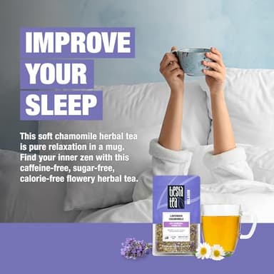 Tiesta Tea - Lavender Chamomile Herbal Tea, Loose Leaf, Calming Blend with Chamomile, Lavender, and Lemongrass, Caffeine-Free Herbal, Great for Hot or Iced, Resealable Pouch, 25 Cups, 0.9 Ounce - Image 4