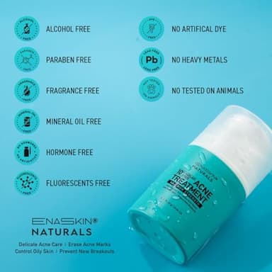 Acne Pimple Spot Treatment Cream: Cystic Hormonal Blackheads Blemish Breakouts for Face, Back and Body - 10% Azelaic Acid & Salicylic Acid - Teens-Adults, 1.8 oz - Image 7