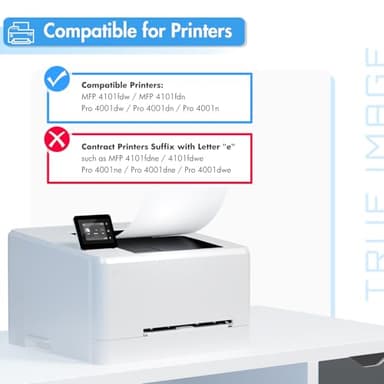 148A 148X Toner Cartridge Black Compatible Replacement for HP 148A 148X W1480X W1480A for HP Laserjet Pro 4001dw 4001dn 4001n MFP 4101fdw 4101fdn Printer Ink (with Chip) (2 Pack) - Image 2