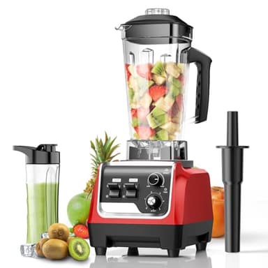 MAGETANG Smoothie Blender 1800W Powerful Blenders for Kitchen 70 Oz Large Capacity and BPA-Free Containers with To-Go Cup Countertop Blender for Smoothies, Ice Crushing & Frozen Drinks Red - Image 1