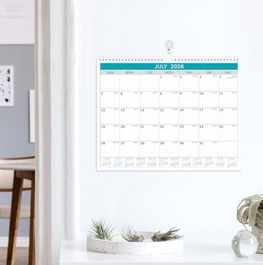 Calendar 2026, 12 Months from January 2026 to December 2026,11.5" x 14.6", with Julian Date - Image 7