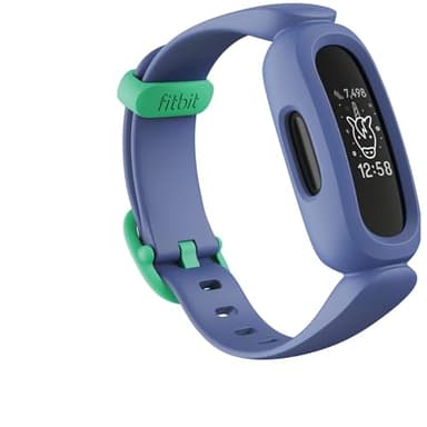 Google Fitbit Ace 3 Activity Tracker for Kids 6+, One Size, Blue Green (Renewed) - Image 1
