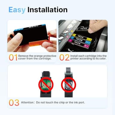 923XL 923e 923 Ink Cartridges (with Chip) Replacement for HP 923XL Ink Cartridges Combo Pack for OfficeJet Pro 8135e 8130e 8139e 8138e 8122e 8120 8124e 8125e 8130 8132e 8134e Printer, 4 Pack - Image 4