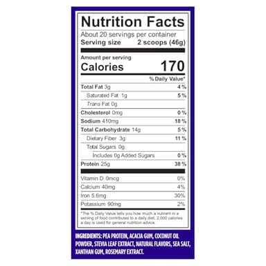 Vega Original Essential Protein - 25g Plant-Based Protein, Creamy Vanilla, 20 Servings, Vegan Non-GMO Drink Mix, Smoothie & Shake Ready, Gluten Free, Dairy Free, 32.5oz (Packaging May Vary) - Image 4