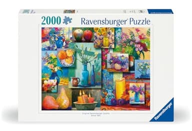 Ravensburger - Still Life Beauty - 2000 Piece Jigsaw Puzzle - Stunning, Vivid Colors - Flowers, Fruit and Vases - Frameable - Premium Quality - Puzzles for Adults - Image 2