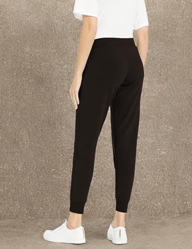 The Drop Women's Grace Supersoft Stretch Rib-Cuff Jogger - Image 7