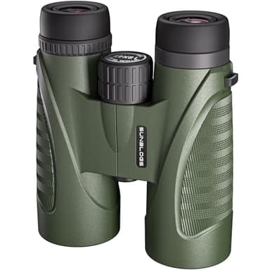 12x42 Binoculars for Adults, High Powered, BAK4 Prism, Waterproof Binoculars, Lightweight Binocular for Bird Watching, Hunting, Travel, Stargazing Cruise (Green) - Image 1