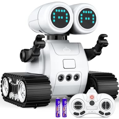 Hamourd Robot Toys for 3 Years Old Boys Girls- Robots with Walkie-Talkie Function, Gesture Sensing, Flexible Head & Arms, Programming Motion, Dance Moves, Music, and Shining LED Eyes, Kids Toys Gifts - Image 1
