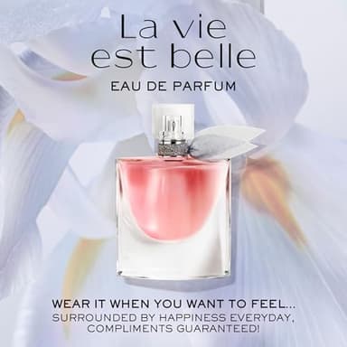 Lancôme La Vie Est Belle Eau de Parfum - Long Lasting Fragrance with Notes of Iris, Earthy Patchouli, Warm Vanilla & Spun Sugar - Floral & Sweet Women's Perfume - Image 3