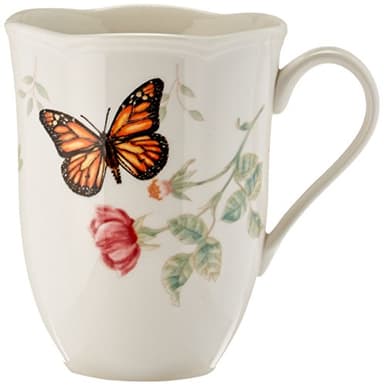 Lenox 6342794 Lenox Butterfly Meadow 18-Piece Dinnerware Set White - Image 26