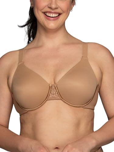 Vanity Fair Women's Beauty Back Smoothing Minimizer Bra, Totally Tan, 42DD - Image 1