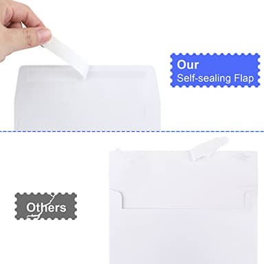 Joyberg Blank Cards and Envelopes 4x6, 30 Pack White Invitation Cardstock with 30 Pack Envelopes, Self-Seal Thank you Blank Greeting Cards and Envelopes, for All Occasions DIY, Print custom - Image 3