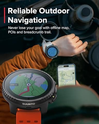 SUUNTO Vertical Solar GPS Adventure Watch, Premium Multisport Watch w/1.4 inch Touchscreen, Free Global Offline Maps, 60-Day Battery Life, Training Records, Heart Rate & Sleep Tracking, Steel Canyon - Image 6