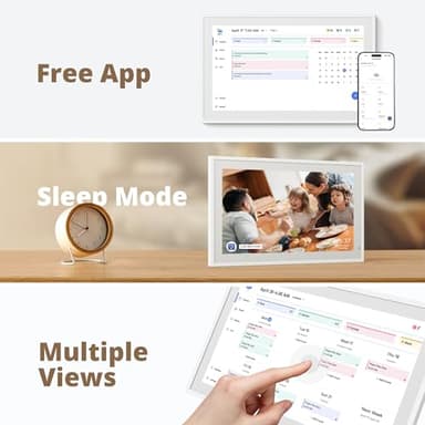 Dragon Touch 21.5 inch Digital Calendar Chore Chart – Interactive Touchscreen, Smart Family Planner, Hearth Display Desk Digital Calendar Seamless Scheduling - Image 9