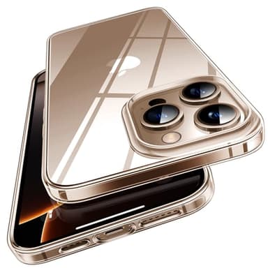 TORRAS Crystal Clear for iPhone 16 Pro Case, Ultra-Thin, Non-Yellowing, Military Protection, Slim Fit Silicone TPU Cover for iPhone 16 Pro Phone Case, Soft, Clear, 6.3 inch - Image 1