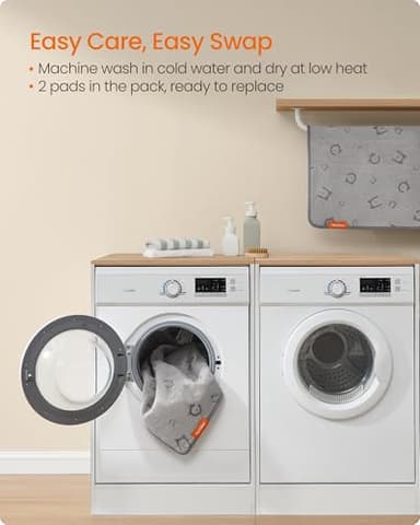 Feandrea Washable Pee Pads for Dogs, 2 Pack, Reusable Dog Pads, 24 x 18 Inches, S, Waterproof Pet Training Pads, Leakproof, Non-Slip, Super Absorbent, for Dogs, Cats, Rabbits, Dove Gray UPTD001G01 - Image 5
