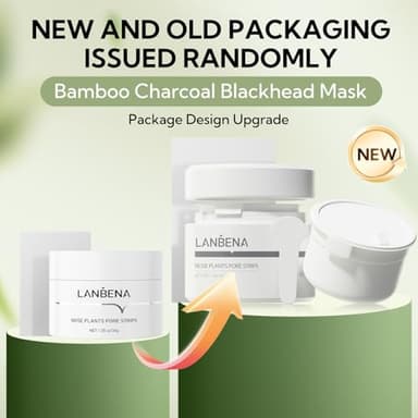 LANBENA Blackhead Remover Nose Pore Strips for Face, 2.0 Upgraded Deep Cleansing Peel off Mask Nose Strips Skincare for All Skin (1.06 Oz/30g) - 60pcs Strips - Image 2