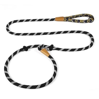 lynxking Slip Lead Dog Leash Reflective, Heavy Duty Comfortable Strong Rope for Large Medium Small Dogs No Pull Pet Training (Black, 2PCS Large 1/2in x 6ft) - Image 7