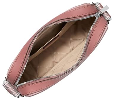 Michael Kors Maeve Large Pocket Crossbody Bag, Silver-Tone Hardware/Rose Multi - Image 2