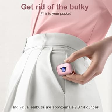 ZIUTY Earbuds, Ear Buds with Big Bass Stereo Sound, Lightweight Bluetooth Earbuds with 48 Hours - Image 5