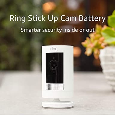 Like-New Ring Stick Up Cam Battery HD security camera with custom privacy controls, Simple setup, Works with Alexa - White - Image 6