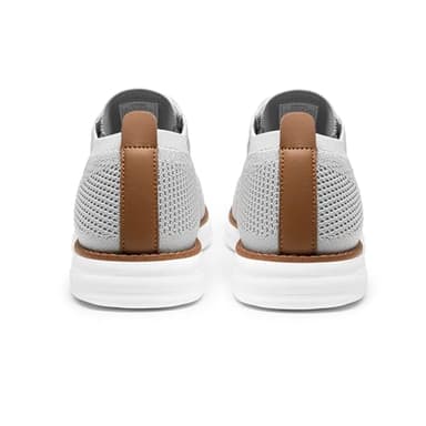 Bruno Marc Men's CoolFlex Breeze Mesh Sneakers Oxfords Lace-Up Lightweight Casual Walking Shoes,Size 11,01 Grey,Grand - Image 4