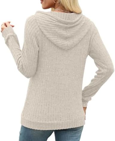 Womens Sweaters Fashion Hoodies Long Sleeve Tops Casual Sweatshirts Fall Outfits Pullover Winter Clothes 2025 - Image 4
