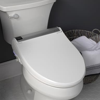 Bio Bidet BB2000 Bliss Electric Bidet Toilet Seat, Warm Water with Air Dryer, Heated Seat with Sensor and Slow Close Lid, Night Light, Remote Control, Elongated, White - Image 10